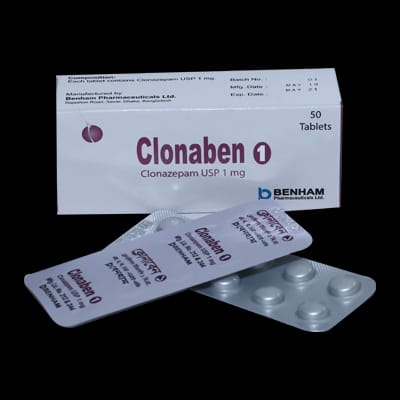 Tablet Clonaben 1mg (50pcs)
